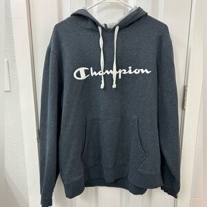 Champion Men's Dark Gray Hoodie